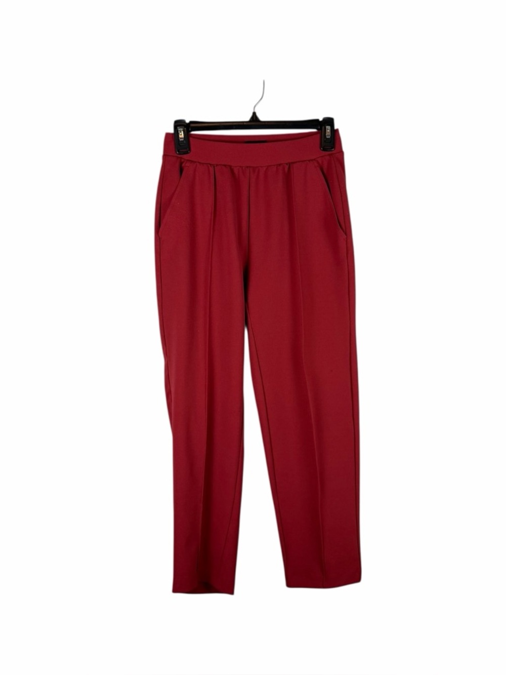 LOFT Petites Burgundy Pull-On Ankle Pants Size XXSP